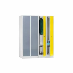Wolf Garderobenschrank – Mit Schuhfach Und Ablagefläche – Lichtgrau / Lichtblau 9