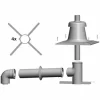 WOLF Anschluss-Set C33x DN80/125 An Konz. LAF Im Schacht, Edelstahl 7