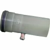 WOLF Anschluß-Adapter Mit Meßstutzen D100 Aus Polypropylen Bis 120Gr 5